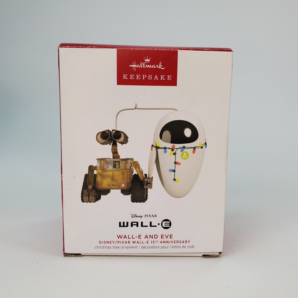 Hallmark Keepsake Wall-E and Eve 15th Anniversary Disney Pixar 2023 Ornament